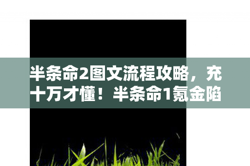 半条命2图文流程攻略,充十万才懂!半条命1氪金陷阱,这隐情让我吓一大跳! 半条命2图文流程攻略,充十万才懂!半条命1氪金陷阱,这隐情让我吓一大跳!