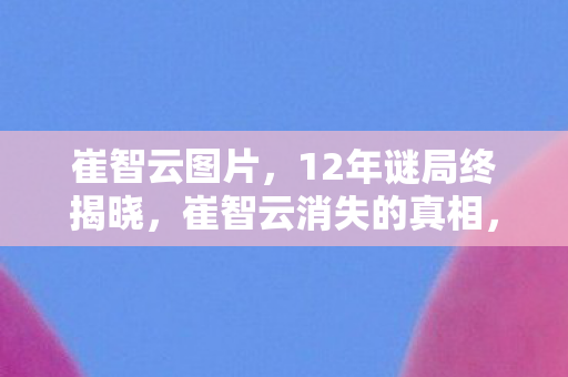 崔智云图片,12年谜局终揭晓,崔智云消失的真相,泪目无数玩家 崔智云图片,12年谜局终揭晓,崔智云消失的真相,泪目无数玩家