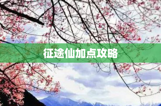征途仙加点攻略图片