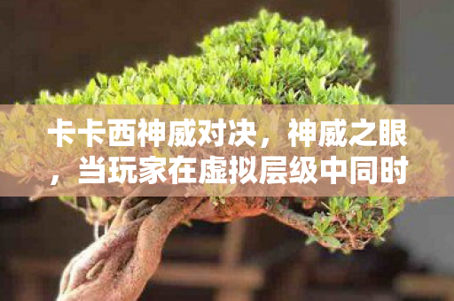 卡卡西神威对决,神威之眼,当玩家在虚拟层级中同时成为命运囚徒与自由主宰 卡卡西神威对决,神威之眼,当玩家在虚拟层级中同时成为命运囚徒与自由主宰