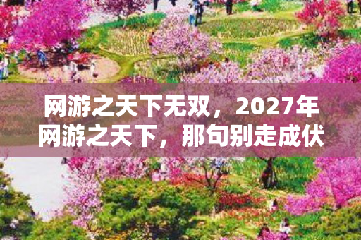 网游之天下无双,2027年网游之天下,那句别走成伏笔,鼻子一酸终成忆 网游之天下无双,2027年网游之天下,那句别走成伏笔,鼻子一酸终成忆
