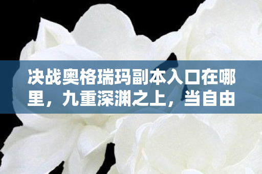 决战奥格瑞玛副本入口在哪里,九重深渊之上,当自由意志撞碎命运齿轮的刹那 决战奥格瑞玛副本入口在哪里,九重深渊之上,当自由意志撞碎命运齿轮的刹那