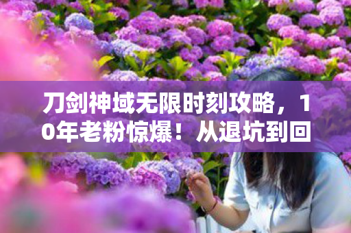 刀剑神域无限时刻攻略,10年老粉惊爆!从退坑到回坑,刀剑神域无限时刻竟藏着这秘密? 刀剑神域无限时刻攻略,10年老粉惊爆!从退坑到回坑,刀剑神域无限时刻竟藏着这秘密?