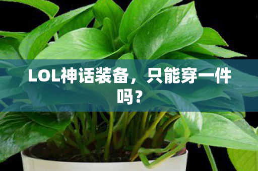 LOL神话装备图片