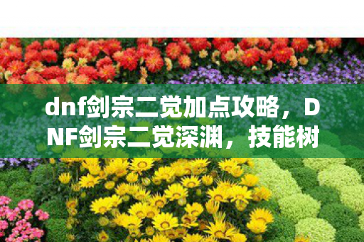 dnf剑宗二觉加点攻略,DNF剑宗二觉深渊,技能树暗藏的悬案与毛骨悚然轮回 dnf剑宗二觉加点攻略,DNF剑宗二觉深渊,技能树暗藏的悬案与毛骨悚然轮回