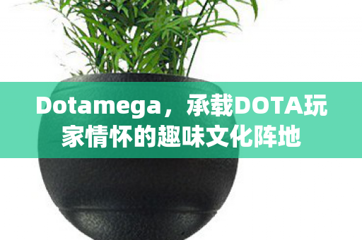 Dotamega，承载DOTA玩家情怀的趣味文化阵地