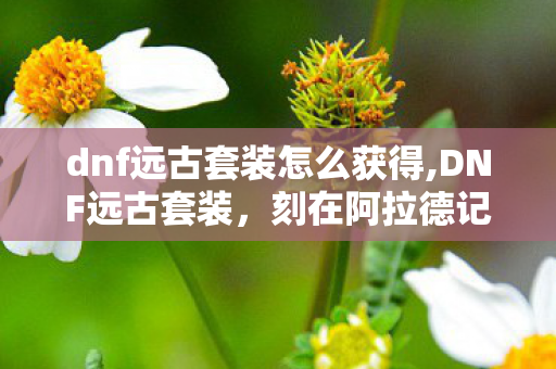 dnf远古套装怎么获得,DNF远古套装,刻在阿拉德记忆里的热血青春印记 dnf远古套装怎么获得,DNF远古套装,刻在阿拉德记忆里的热血青春印记