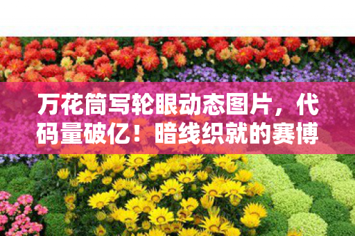 万花筒写轮眼动态图片，代码量破亿！暗线织就的赛博牢笼，头皮发麻的写轮眼叛乱