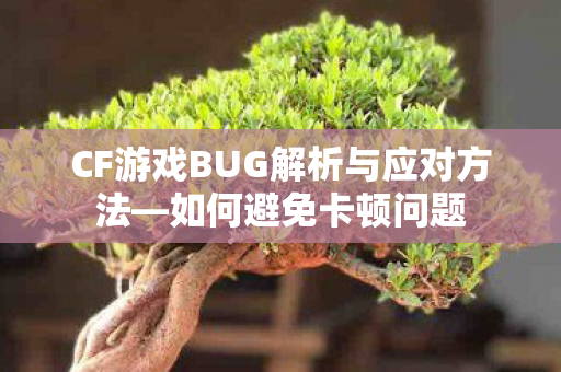 CF游戏BUG解析与应对方法图片