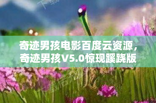 奇迹男孩电影百度云资源，奇迹男孩V5.0惊现蹊跷版！老玩家直呼这波情怀杀绝了