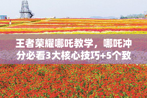 王者荣耀哪吒教学,哪吒冲分必看3大核心技巧+5个致命误区,助你胜率飙升30%! 王者荣耀哪吒教学,哪吒冲分必看3大核心技巧+5个致命误区,助你胜率飙升30%!