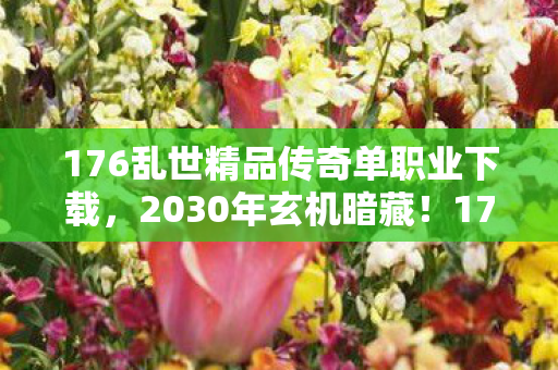 176乱世精品传奇单职业下载，2030年玄机暗藏！176乱世精品为何让百万玩家集体沉默？