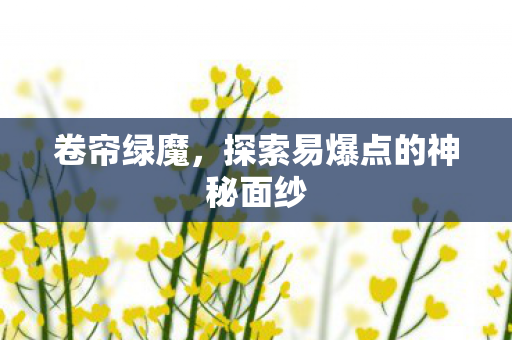 探索易爆点的神秘面纱图片