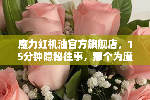 魔力红机油官方旗舰店,15分钟隐秘往事,那个为魔力红机油哽咽的通宵夜 魔力红机油官方旗舰店,15分钟隐秘往事,那个为魔力红机油哽咽的通宵夜