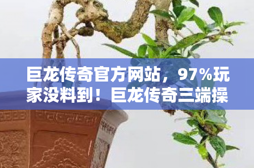 巨龙传奇官方网站,97%玩家没料到!巨龙传奇三端操控竟差出银河系,你的手速配得上哪端? 巨龙传奇官方网站,97%玩家没料到!巨龙传奇三端操控竟差出银河系,你的手速配得上哪端?