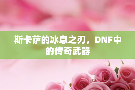 DNF中的传奇武器图片
