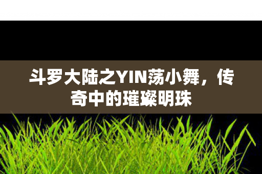 斗罗大陆之YIN荡小舞图片
