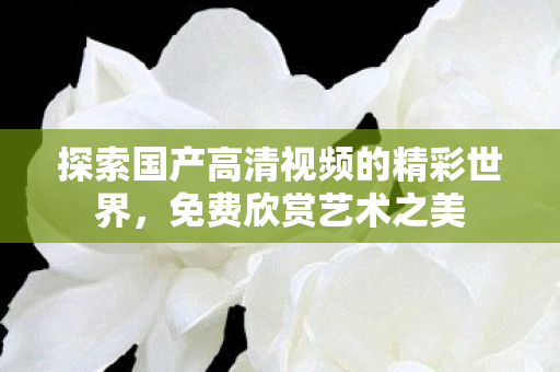 探索国产高清视频的精彩世界图片