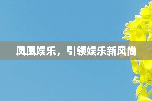 引领娱乐新风尚图片