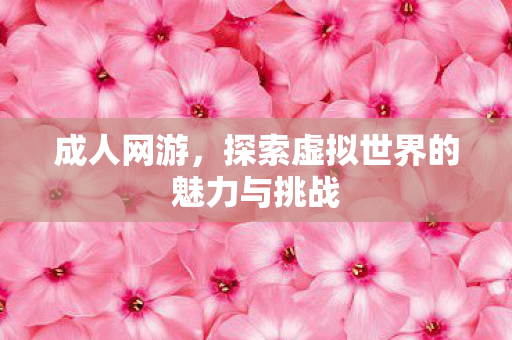 探索虚拟世界的魅力与挑战图片