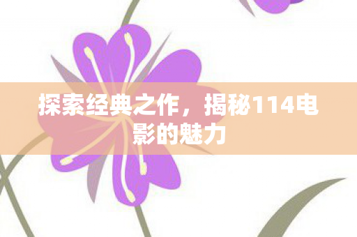 揭秘114电影的魅力图片