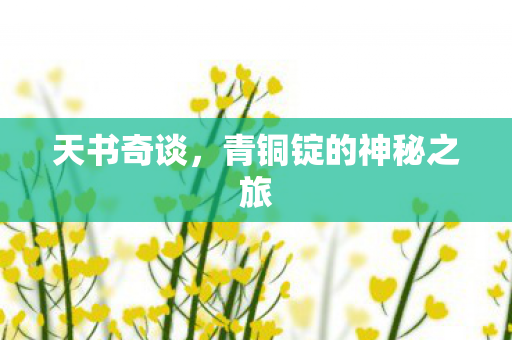 青铜锭的神秘之旅图片