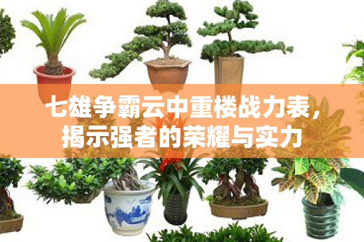 七雄争霸云中重楼战力表图片