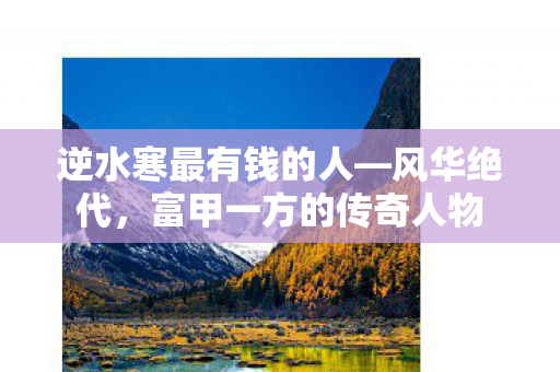 富甲一方的传奇人物图片