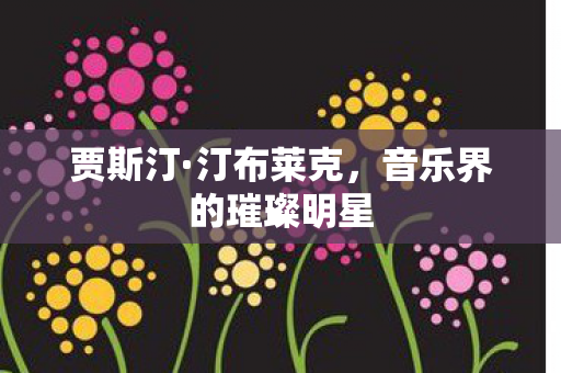 音乐界的璀璨明星图片