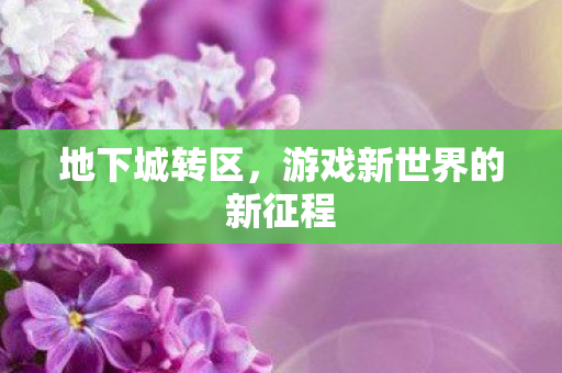 游戏新世界的新征程图片