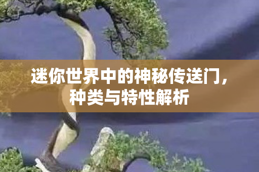 迷你世界中的神秘传送门图片