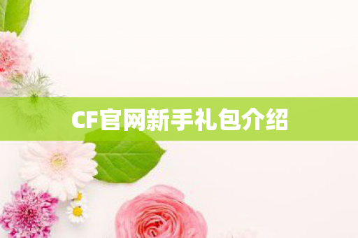 CF官网新手礼包介绍图片