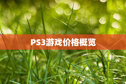PS3游戏价格概览图片