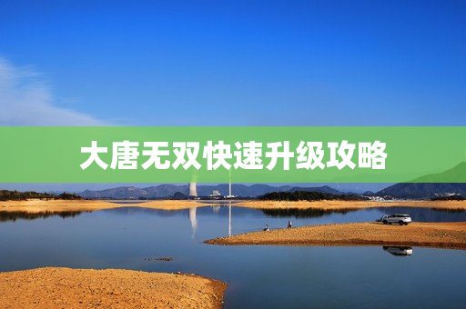 大唐无双快速升级攻略图片