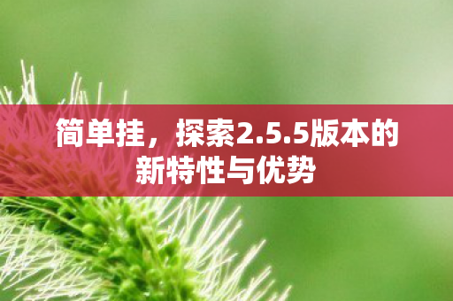 5版本的新特性与优势图片
