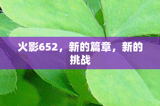 火影652图片