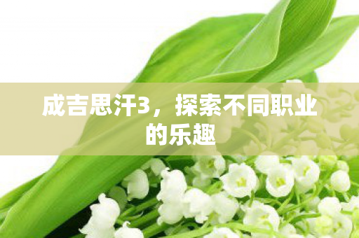 探索不同职业的乐趣图片