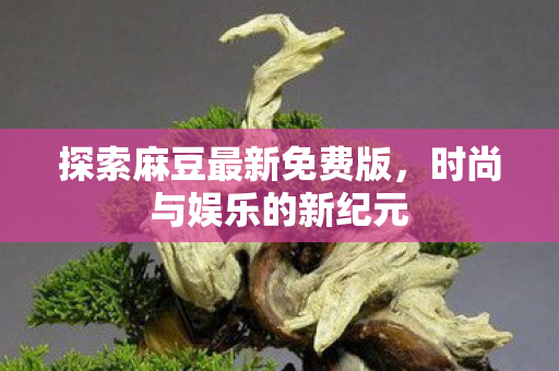 探索麻豆最新免费版图片