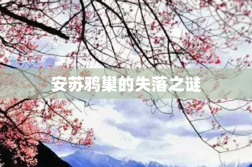 安苏鸦巢的失落之谜图片