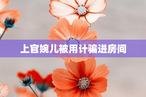 上官婉儿被用计骗进房间图片