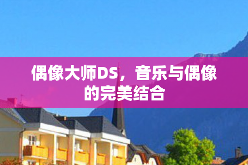 音乐与偶像的完美结合图片