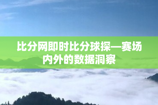 比分网即时比分球探图片