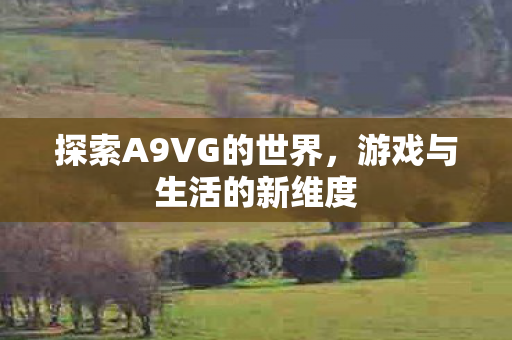 探索A9VG的世界图片