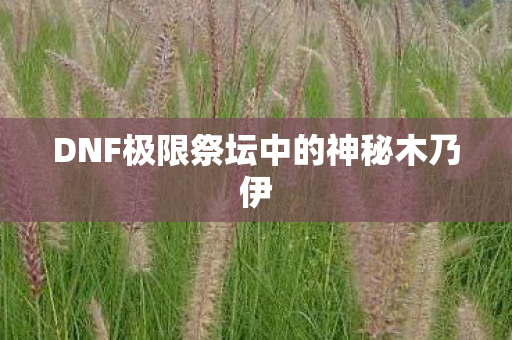 DNF极限祭坛中的神秘木乃伊图片