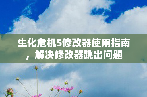 生化危机5修改器使用指南图片