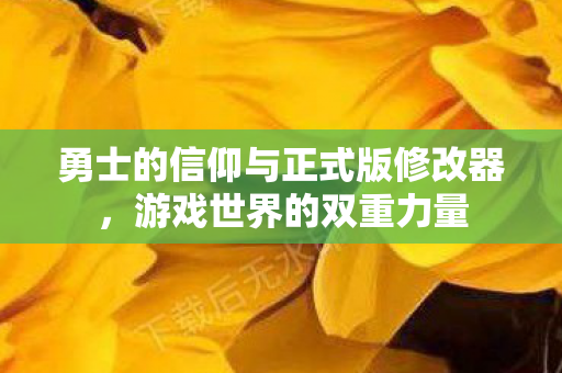 勇士的信仰与正式版修改器图片