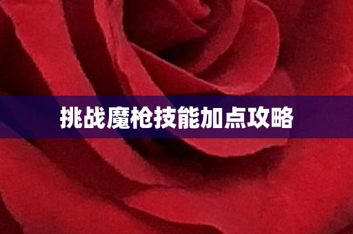 挑战魔枪技能加点攻略图片