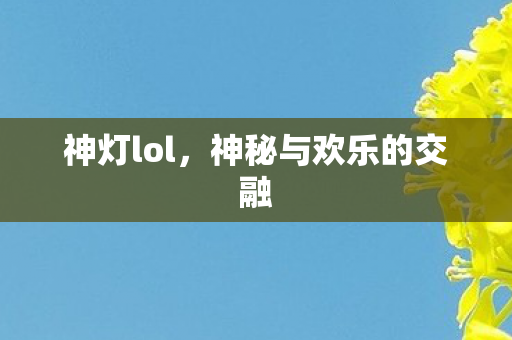 神秘与欢乐的交融图片