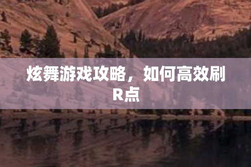 如何高效刷R点图片