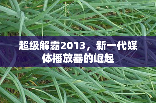 新一代媒体播放器的崛起图片